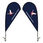 Mini Teardrop Flag - Double Sided Clip