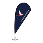 Mini Teardrop Flag - Single Sided Table