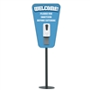 Modern Wave Sanitizer Dispenser - Angle Wave