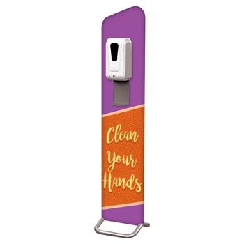 Modern Wave Sanitizer Dispenser - Slant Wave