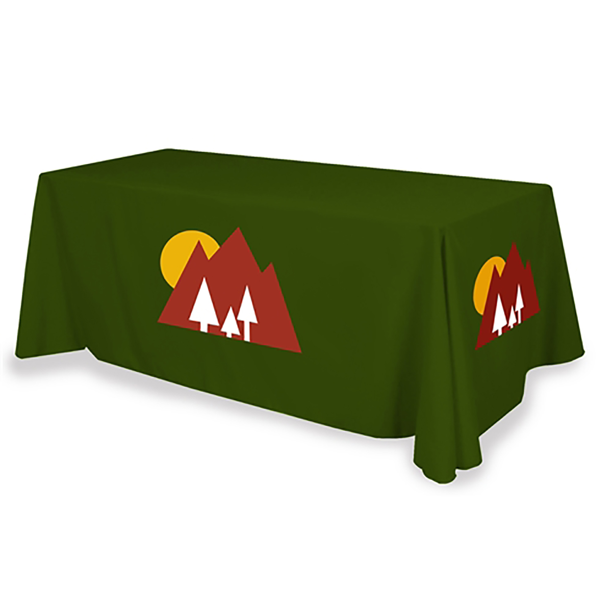 Standard 6ft Table Throw - Full Color - 3 Sided