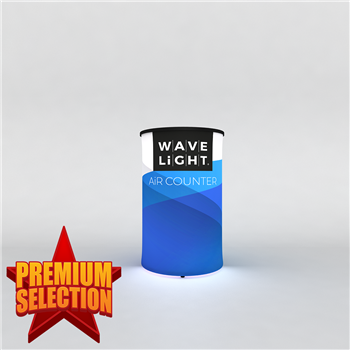 WaveLight Air Inflatable Backlit Counter â€“ Circular