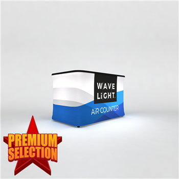 WaveLight Air Backlit Inflatable Counter -Â Rectangular Mini