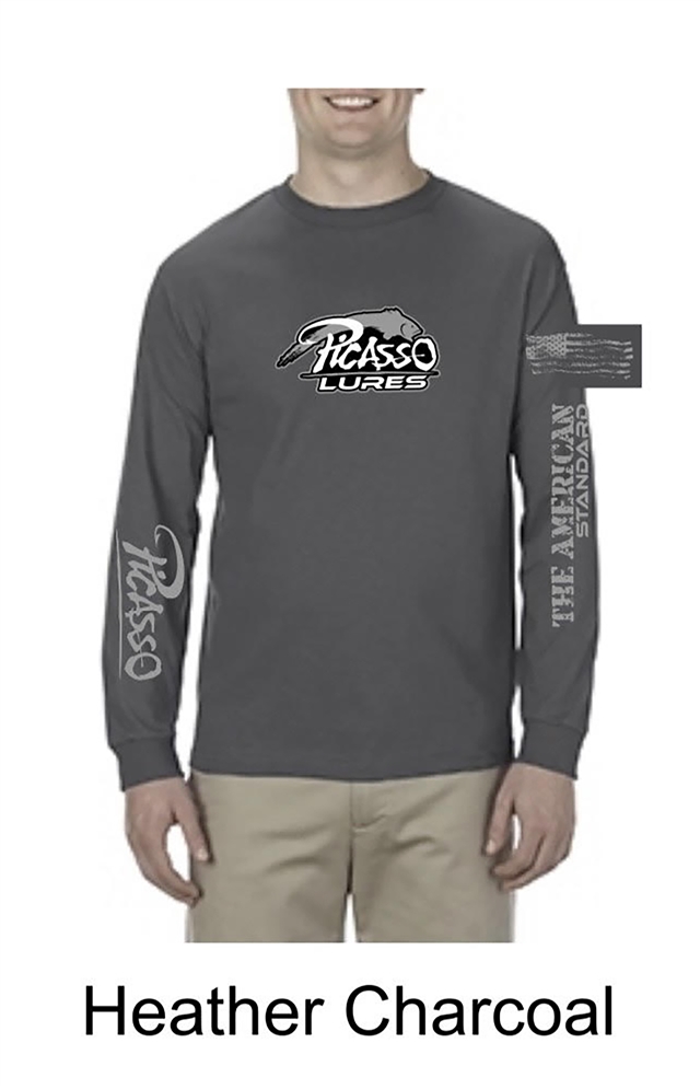 ALSTYLE Long Sleeve Heather Charcoal