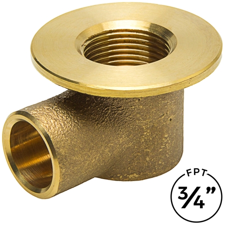 Brass Crock Plug L - 3/4" Female Pipe Thread