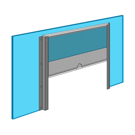 Plexiglass Side Serving Window