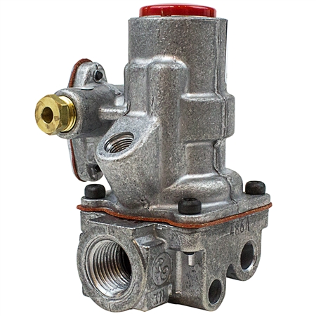 Baso H15 Shutoff Valve - 3/8" x 3/8" - 1/8" Fittings