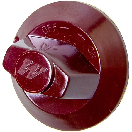 Burgundy Wolf Range Gas Knob