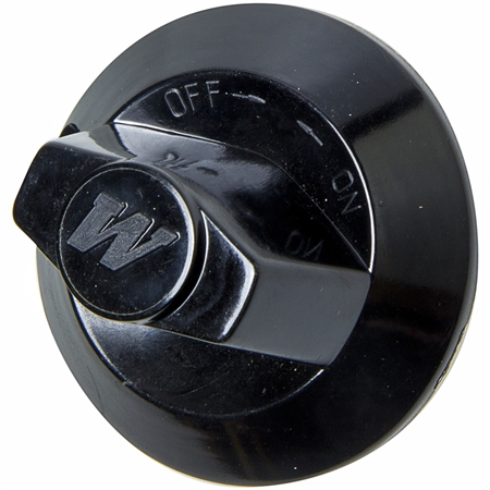 Gloss Black Wolf Range Gas Knob