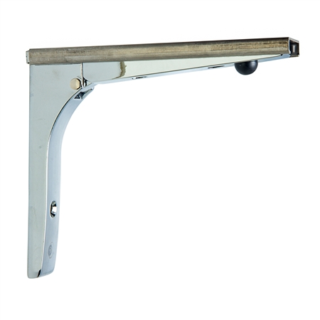 Chrome Plated Folding Removable Shelf Bracket