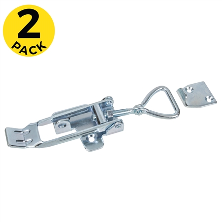 Adjustable Padlockable Draw Pull Latch w/ Keeper