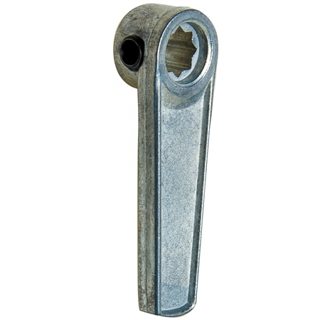 Light Duty Inside L Handle - Die Cast Zinc - Milled Finish