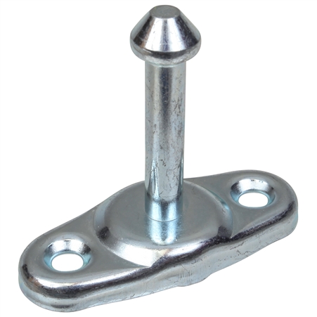 Male Door Holder Plunger - Zinc Plated