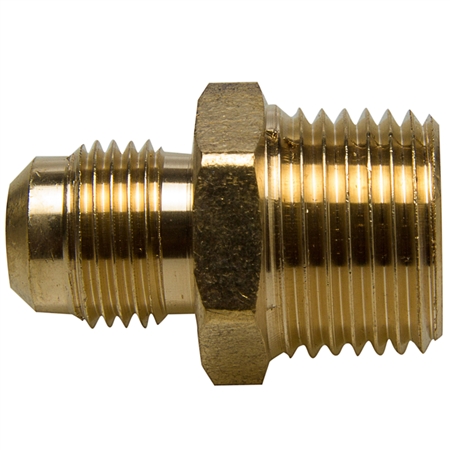 Brass Half Union - Flare x Male Pipe Thread
