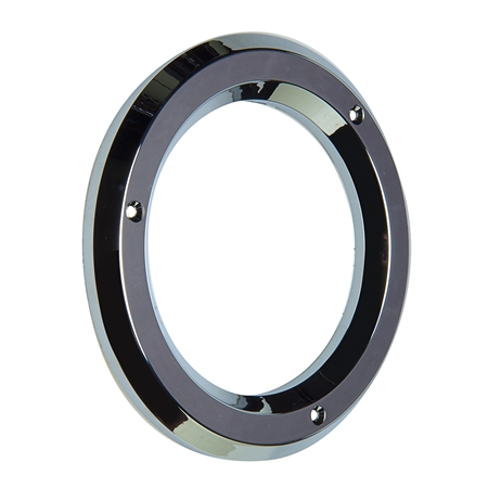 4" Chrome Plastic Grommet Bezel