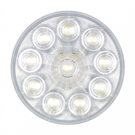 4" Round LED Backup Light - Competition Series - White