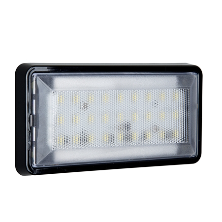 27 LED Rectangular 530 Lumen Cargo Light - Surface Mount - White