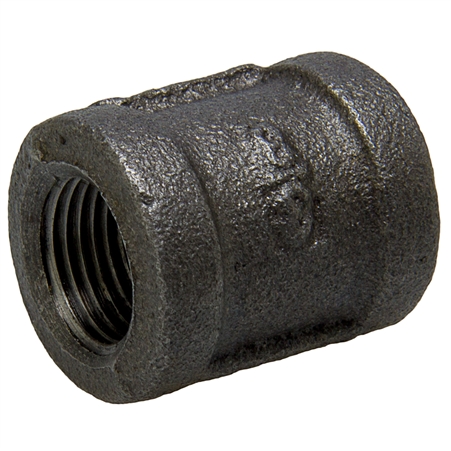 Banded Coupling - Threaded - Black