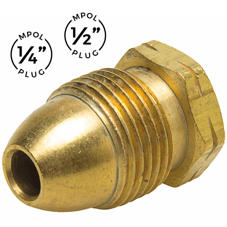 POL Plugs - Brass (Marshall Excelsior)
