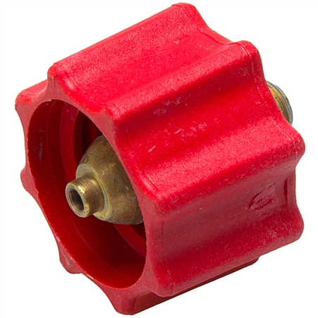 Type I QCC Connectors - 1-5/16" F.Acme x 1/4" MNPT - Red 400,000 BTU (Marshall Excelsior)