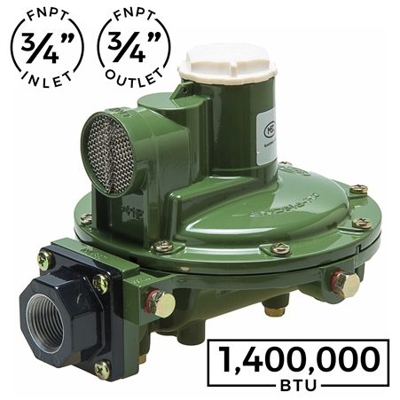 1,400,000 BTU Second Stage Regulator (Marshall Excelsior)