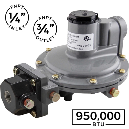 950,000 BTU Integral Two-Stage Regulator (Marshall Excelsior)