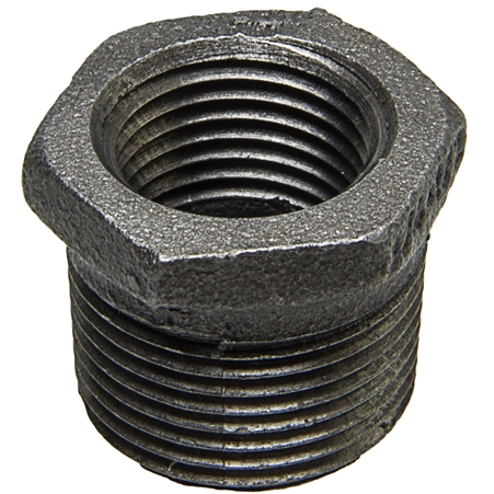 Hex Bushing - Threaded - Black