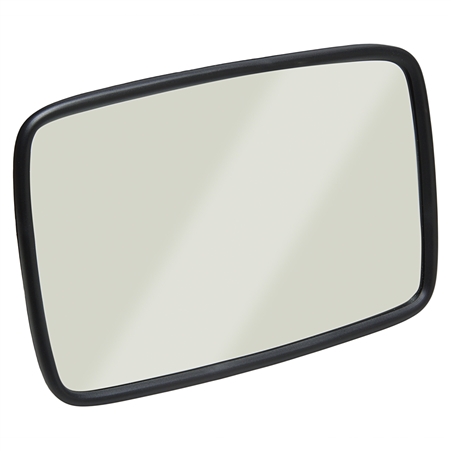 6-1/2" x 10" Wide Angle Flat Mirror Head - White