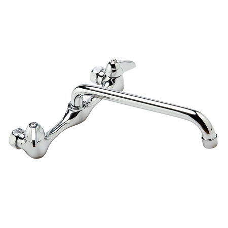 10" Wall-mount Faucet w/ Tubular Swing Spout