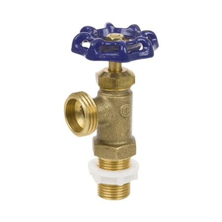 Brass Extended Shank Boiler Drain - MIP