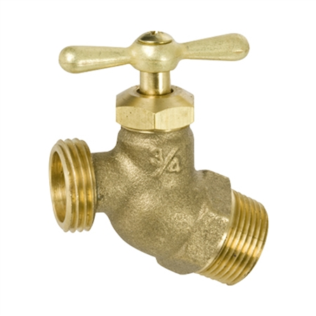 Brass No Kink Hose Bibb - MIP Inlet