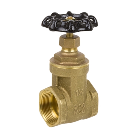 Brass Gate Valve - Threaded