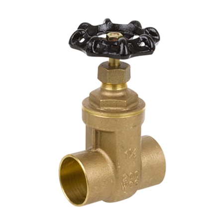 Brass Gate Valve - Sweat