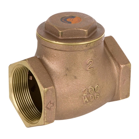 Brass Swing Check Valve - Threaded