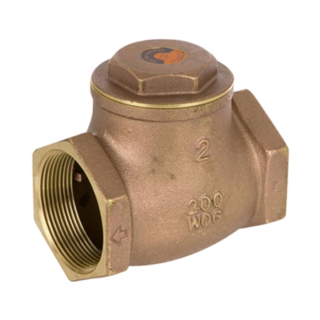 Brass Swing Check Valve - Threaded