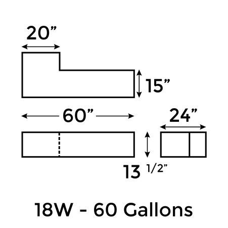 60 Gallon - Lite Duty Wall