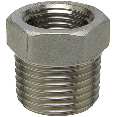 Hex Bushing - Threaded - Stainless