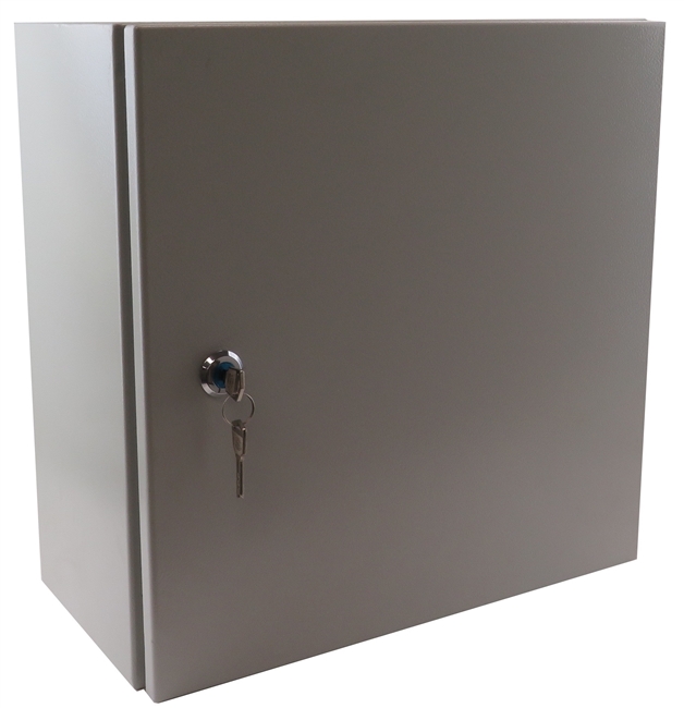 YuCo YC-12X12X6-UL-EL-2-KF NEMA 4 Enclosure with Lock and Keys