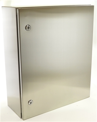 YuCo  YC-24x16x8-SS-UL-FE Fully Enclosed Stainless Steel Enclosure