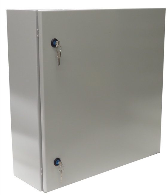 YuCo YC-24X24X10-UL-EL-2-KF Enclosure with Lock and Keys