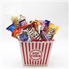 Basket with assortment of candy
