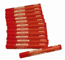 DXR520 Dixon Red Lumber Crayons Sold in Boxes of 12 Only