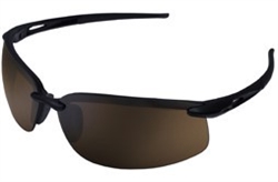 ERB15591 Black Frame/Brown Lens Safety Glasses