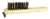 FB75 Weiler Brush 11-1/2" X 1-1/2" Heavy Duty Steel Wire Scratch Brush With Scraper 1-1/2" Trim Length