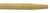 FBFTH72 Weiler Brush 72" X 1-1/8" Tapered Wood Handle  12/Pk