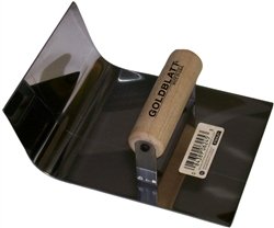 GB06245   Goldblatt 6" x 4-1/2" Stainless Steel J-Form Gutter Tool