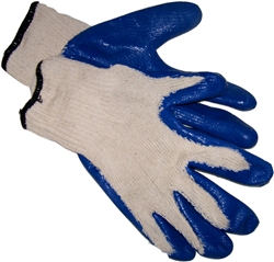 GVWGM Pr Non-Slip Blue Rubber  Palm Wonder Glove - Medium - Sold in Packs of 10 Only