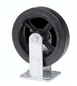 JC50WF Drywall Dolly Rubber Replacement Wheel - Fixed