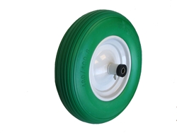 MA36100 4.80 / 4.00 - 8” Flat Free Wheelbarrow Tire - Green