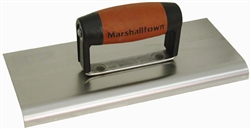 MT190SSD Marshalltown 10 x 4  SS Edger-Straight Ends-3/8" Radius, 1/2" Lip-DuraSoft® Handle